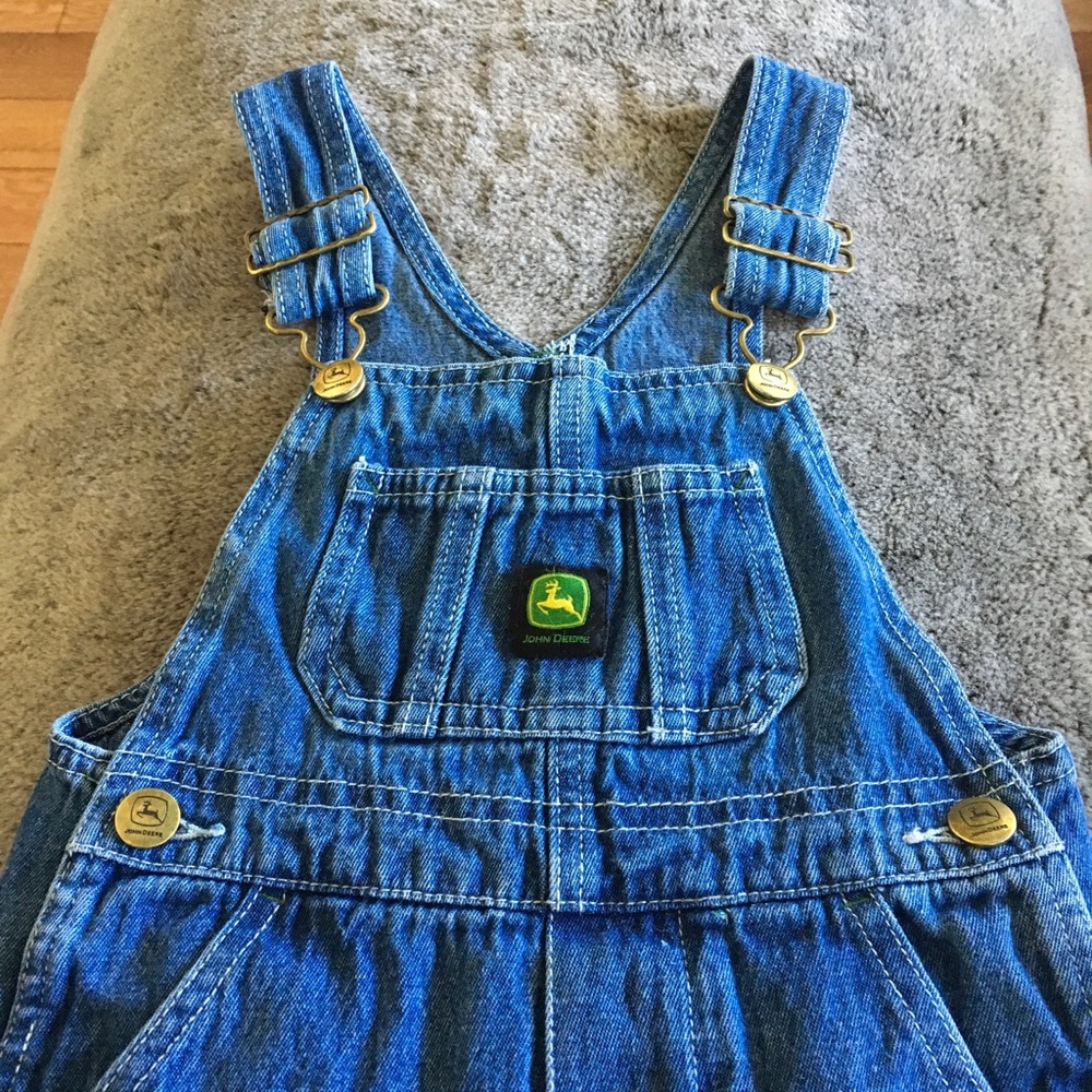 Toddler John Deere Bib Denim Overalls